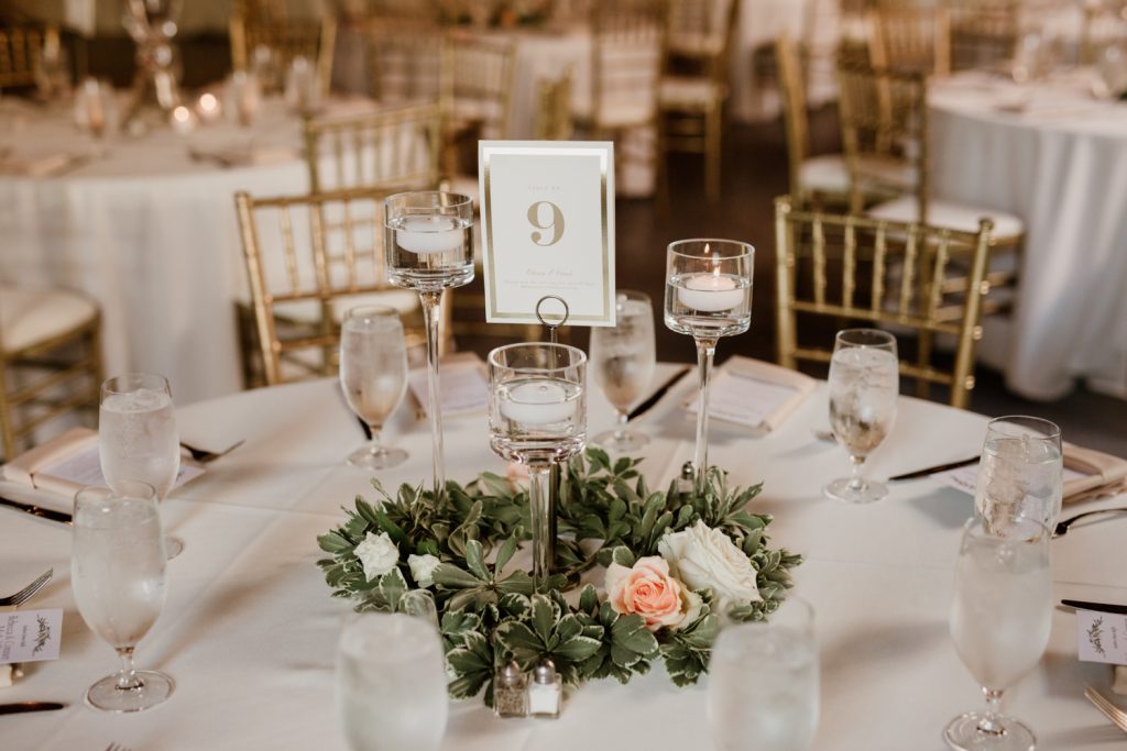 Stems Atlanta floral & event design, The Brickyard in Marietta Square, beautiful summer arrangement and table settings